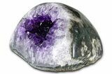 Sparkly Deep-Purple Amethyst Geode - Uruguay #378136-3